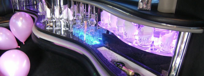 think pink excaibur inside limo